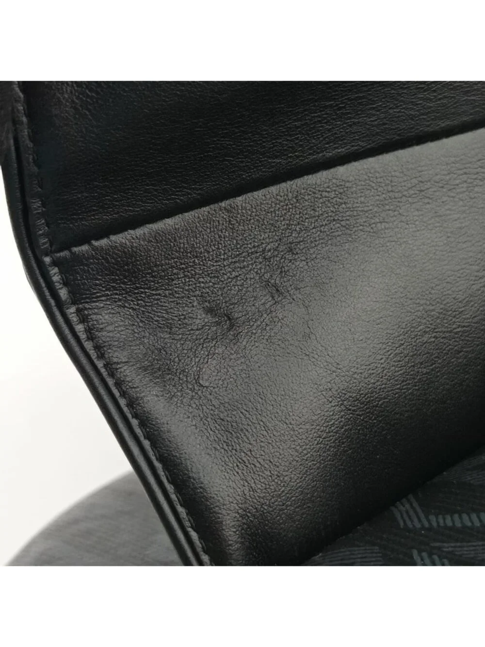 Dior Saddle Black Blue Leather Shoulder Bag